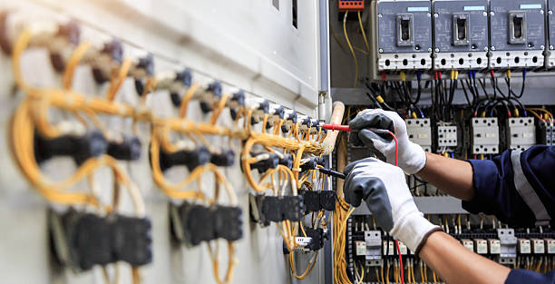 Professional Electrician technician working in Cando, ND